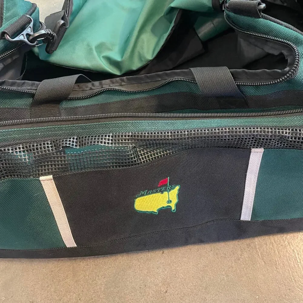 Masters Golf Tournament Agusta Travel Green duffle Weekender bag large size Men